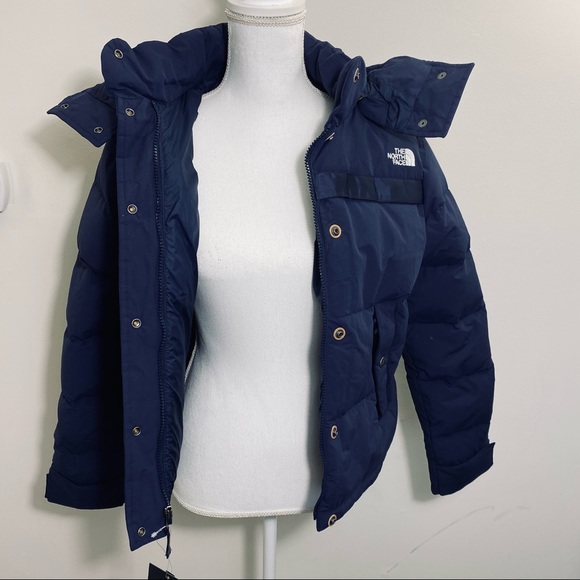 The North Face Women’s Forester Down Jacket Winter Coat TNF Navy Sz M L - Picture 9 of 12